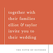 "Evermore" - Wedding Invitations in Harvest by Carly Reed Walker - Close-Up