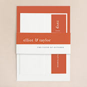 "Evermore" - Wedding Invitations in Harvest by Carly Reed Walker - Assembled