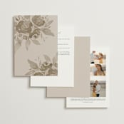 "City Center" - Wedding Invitations in Cotton by Erin L. Wilson - Back of Card Options