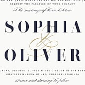 "Bold Love" - Wedding Invitations in Antique by Brandy Folse - Close-Up