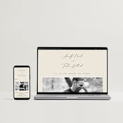 "Love Story" - Wedding Invitations in Mocha by Jennifer Postorino - FREE Wedding Website