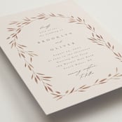 "Lennox" - Wedding Invitations in Harvest by Kristie Kern - Detail