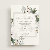 "Inverness" - Wedding Invitations in Pistachio by Nicole Whiddon - Front