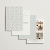 "Inverness" - Wedding Invitations in Pistachio by Nicole Whiddon - Back of Card Options