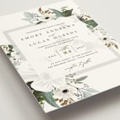 "Inverness" - Wedding Invitations in Pistachio by Nicole Whiddon - Detail