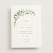 "I do" - Wedding Invitations in Fern by Creo Study - Front
