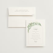 "I do" - Wedding Invitations in Fern by Creo Study - Invitation with Envelope