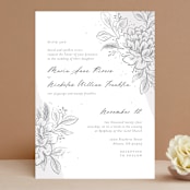 "Loving" - Wedding Invitations in Cloudy by Paper Raven Co. - Front