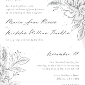 "Loving" - Wedding Invitations in Cloudy by Paper Raven Co. - Close-Up