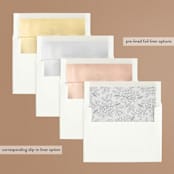 "Loving" - Wedding Invitations in Cloudy by Paper Raven Co. - Envelope Liner Options