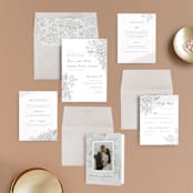 "Loving" - Wedding Invitations in Cloudy by Paper Raven Co. - Invitation Suite