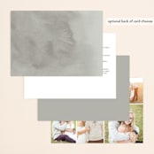 "Frame" - Wedding Invitations in Granite by Lori Wemple - Back of Card
