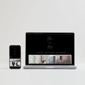 "Gotham" - Wedding Invitations in Ink by Ana Sharpe - FREE Wedding Website