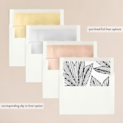 "vivid leaves" - Wedding Invitations in Ink by Ramoncita - aticnomar - Envelope Liner Options