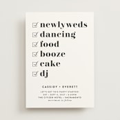 "Key Ingredients" - Wedding Invitations in Cotton by Christie Garcia - Front