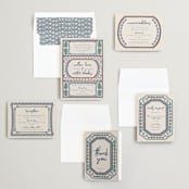 "Vase" - Wedding Invitations in Neptune by Kelly Watkins - Invitation Suite