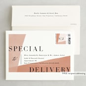 "Magazine Serif" - Wedding Invitations in Sand Dunes by Elly - FREE Recipient Addressing