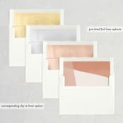 "Magazine Serif" - Wedding Invitations in Sand Dunes by Elly - Envelope Liner Options
