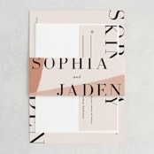 "Magazine Serif" - Wedding Invitations in Sand Dunes by Elly - Assembled