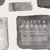 "Midtown" - Wedding Invitations in Stone by Hudson meet Rose - Close-Up