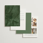 "Carolina" - Wedding Invitations in Meadow by Melanie Kosuge - Back of Card Options