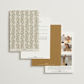 "Juliet" - Wedding Invitations in Autumn by Ashlee Townsend - Back of Card Options