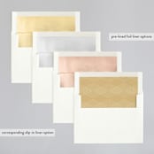 "Valencay" - Wedding Invitations in Silk by chocomocacino - Envelope Liner Options