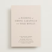 "Fero" - Wedding Invitations in Blush by Pati Cascino - Front
