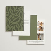 "Fero" - Wedding Invitations in Blush by Pati Cascino - Back of Card Options