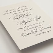 "Old Fashioned" - Wedding Invitations in Night by Ani Somi - Detail