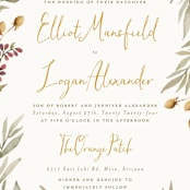 "Summer Love" - Wedding Invitations in Sunflower by Wildfield Paper Co - Close-Up