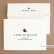 "Vintage Garden Invite" - Wedding Invitations in Vintage Beige by Alisa Wismer - FREE Recipient Addressing