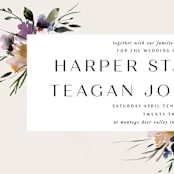 "ivi" - Wedding Invitations in Ivory by Lori Wemple - Close-Up