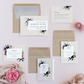 "ivi" - Wedding Invitations in Ivory by Lori Wemple - Invitation Suite