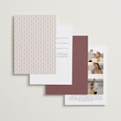 "Around" - Wedding Invitations in Cloud by Kaydi Bishop - Back of Card Options