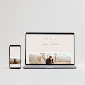 "Around" - Wedding Invitations in Cloud by Kaydi Bishop - FREE Wedding Website