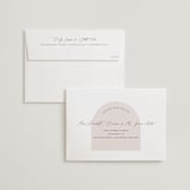 "Around" - Wedding Invitations in Cloud by Kaydi Bishop - FREE Recipient Addressing