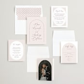 "Around" - Wedding Invitations in Cloud by Kaydi Bishop - Invitation Suite