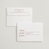 "There Will Be a Party" - Wedding Invitations in Terra Cotta by Amy Payne - FREE Recipient Addressing