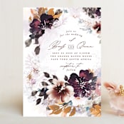 "Lush Bouquet" - Wedding Invitations in Autumn by Phrosné Barwood - Front