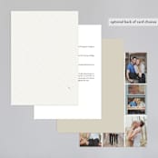"Charming Go Lightly" - Wedding Invitations in Crisp Black by danielleb - Back of Card