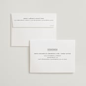 "Sophistotype" - Wedding Invitations in Sea Salt by Snow and Ivy - FREE Recipient Addressing