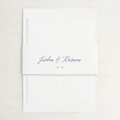 "United" - Wedding Invitations in Cobalt by Susan Brown - Assembled