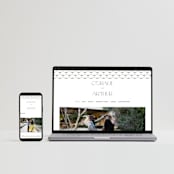 "Arcadia" - Wedding Invitations in Noir by Olivia Raufman - FREE Wedding Website