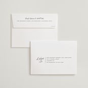 "Arcadia" - Wedding Invitations in Noir by Olivia Raufman - FREE Recipient Addressing
