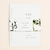 "Svelte" - Wedding Invitations in Ivory by Erin Hodges - Assembled