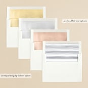 "Alchemy" - Wedding Invitations in Deep Sea by Olivia Raufman - Envelope Liner Options