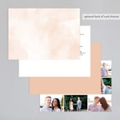 "Lithe" - Wedding Invitations in Blush by Kristie Kern - Back of Card