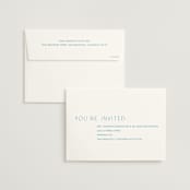 "Juniper" - Wedding Invitations in Capri by Blustery August - FREE Recipient Addressing