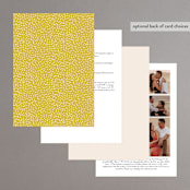 "Brooklynite" - Wedding Invitations in Bisque by Annie Clark - Back of Card